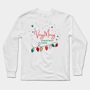 Very Merry Christmas Crew Long Sleeve T-Shirt